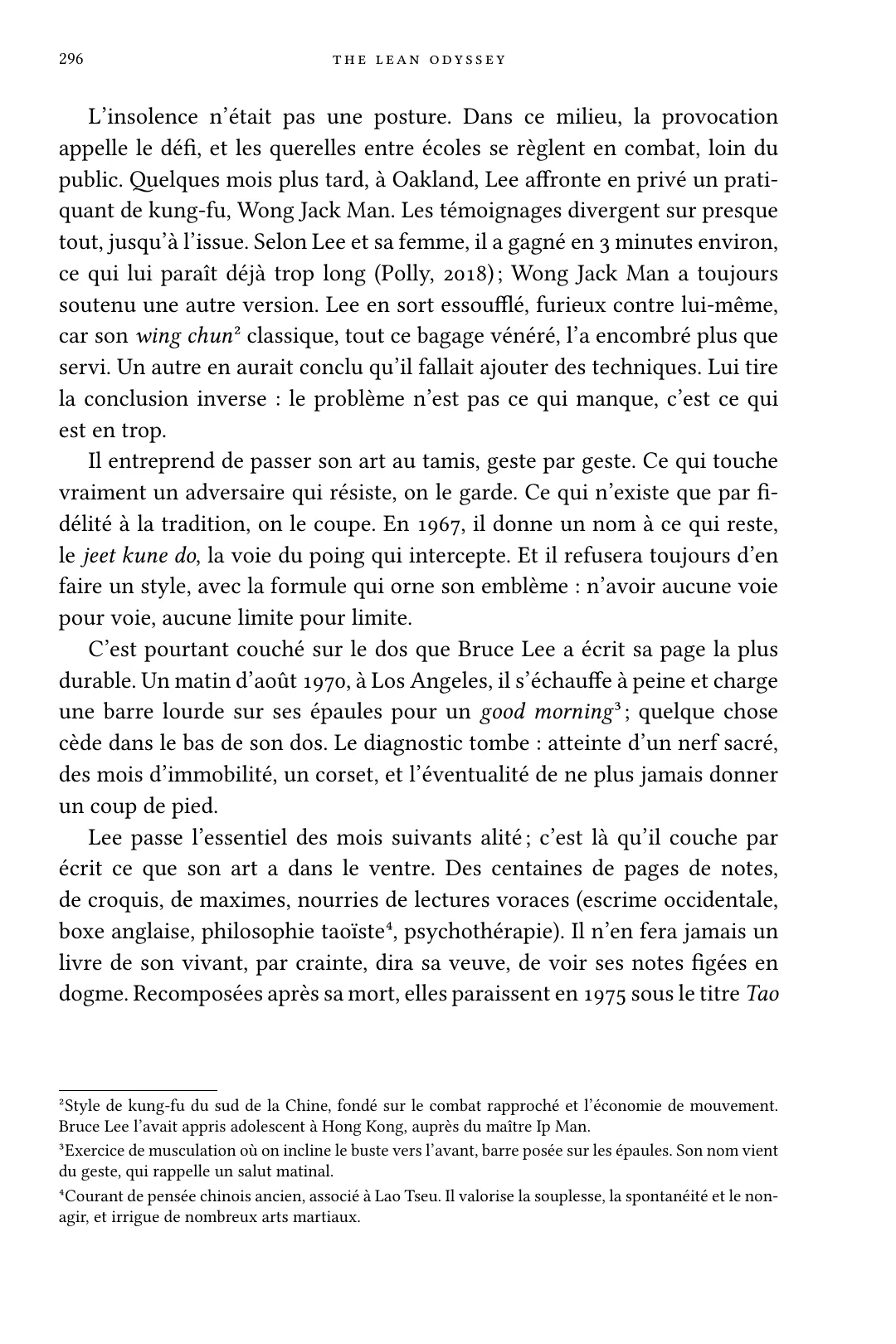 Chapitre 25, L’art de retrancher, page 296